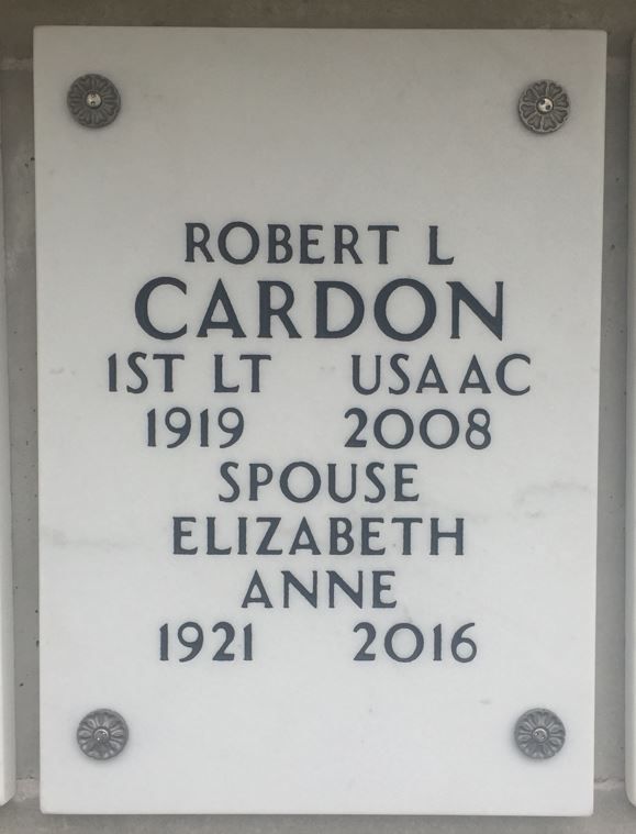 Grave Marker Photo of Robert LeRoy Cardon