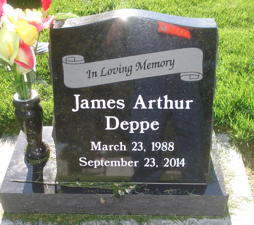 James Arthur Deppe grave marker