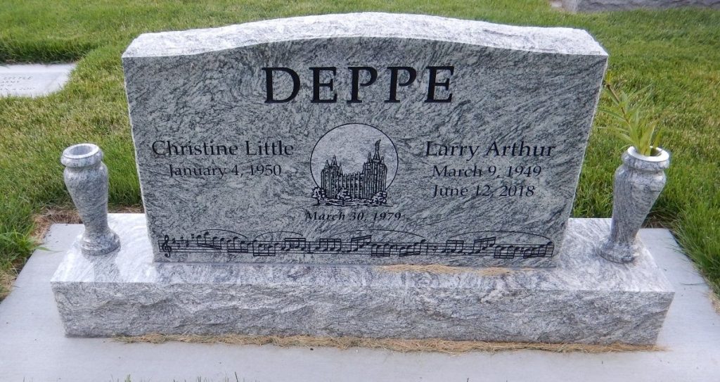 Larry Arthur Deppe grave marker