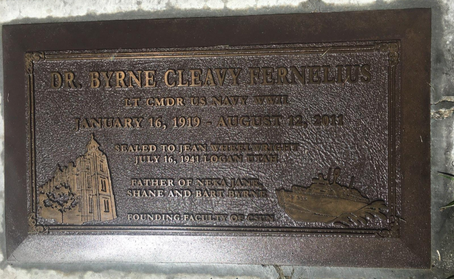 Dr. Byrne Cleavy Fernilius grave marker