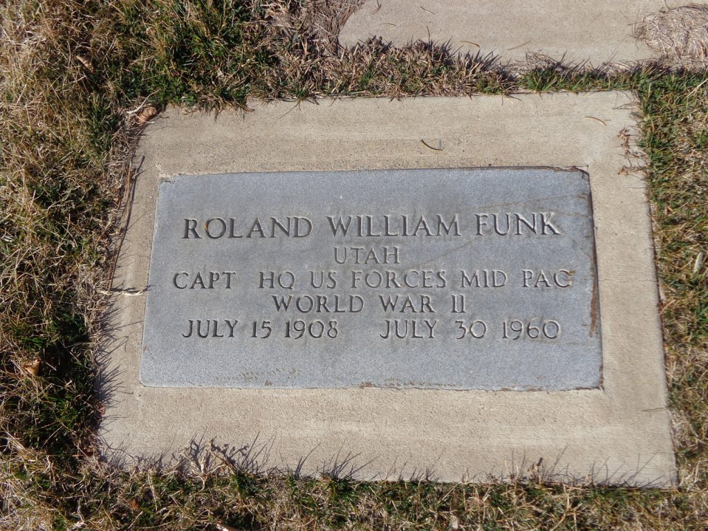 Ronald William Funk grave marker