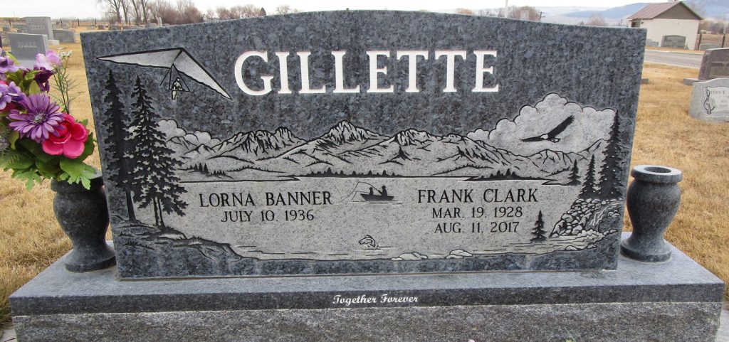 Frank Clark Gillette grave marker