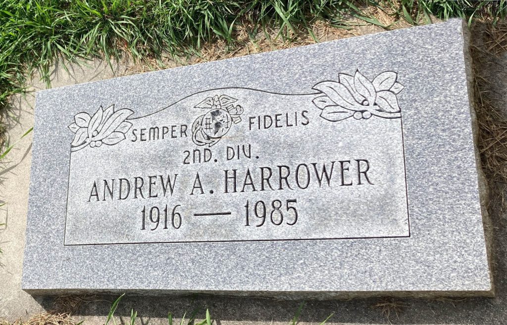 Andrew Alec Harrower grave marker