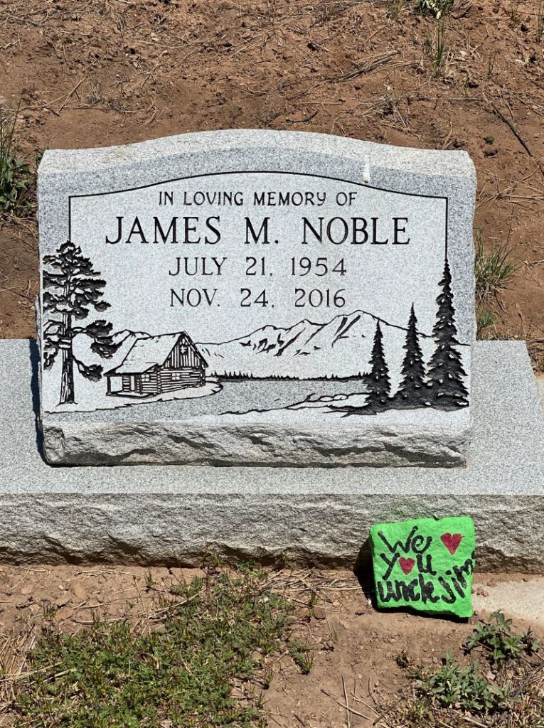 Grave Marker of James Melvin Noble