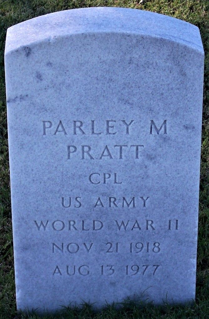 Grave Marker for Parley Merrell Pratt