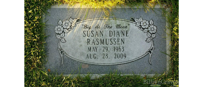 Susan Diane Rasmussen grave marker