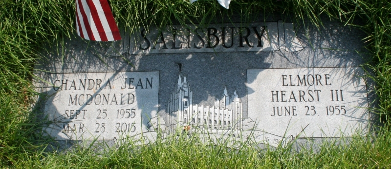 Grave Marker for Chandra Jean McDonald Salisbury