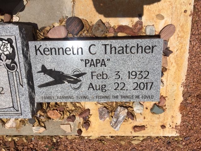 Marker for Kenneth Cardon Thatcher