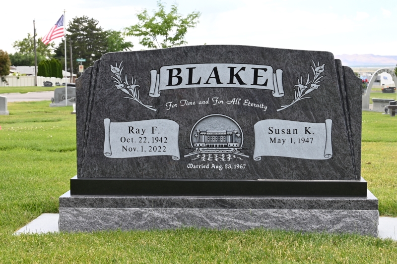 Ray Blake grave marker