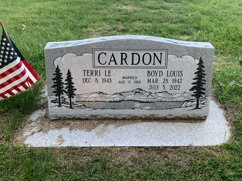 Boyd Cardon Grave Marker