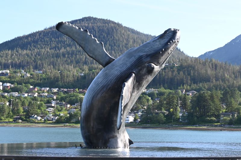 Breaching Whale Monument