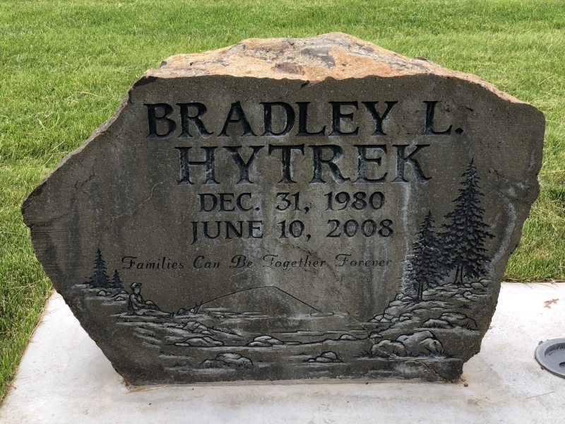 Bradley Lee Hytrek grave marker