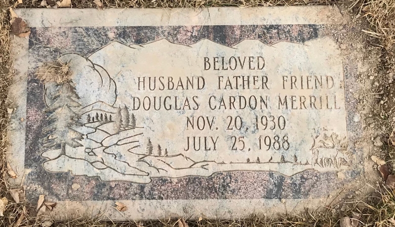 Douglas Cardon Merrill grave marker