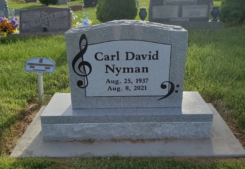 Carl David Nyman Grave marker
