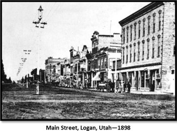 Main Street in Logan - 1898