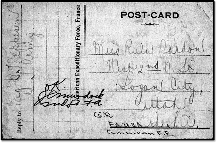 Front of Postcard