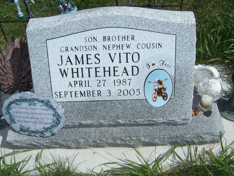 James Vito Whitehead grave marker