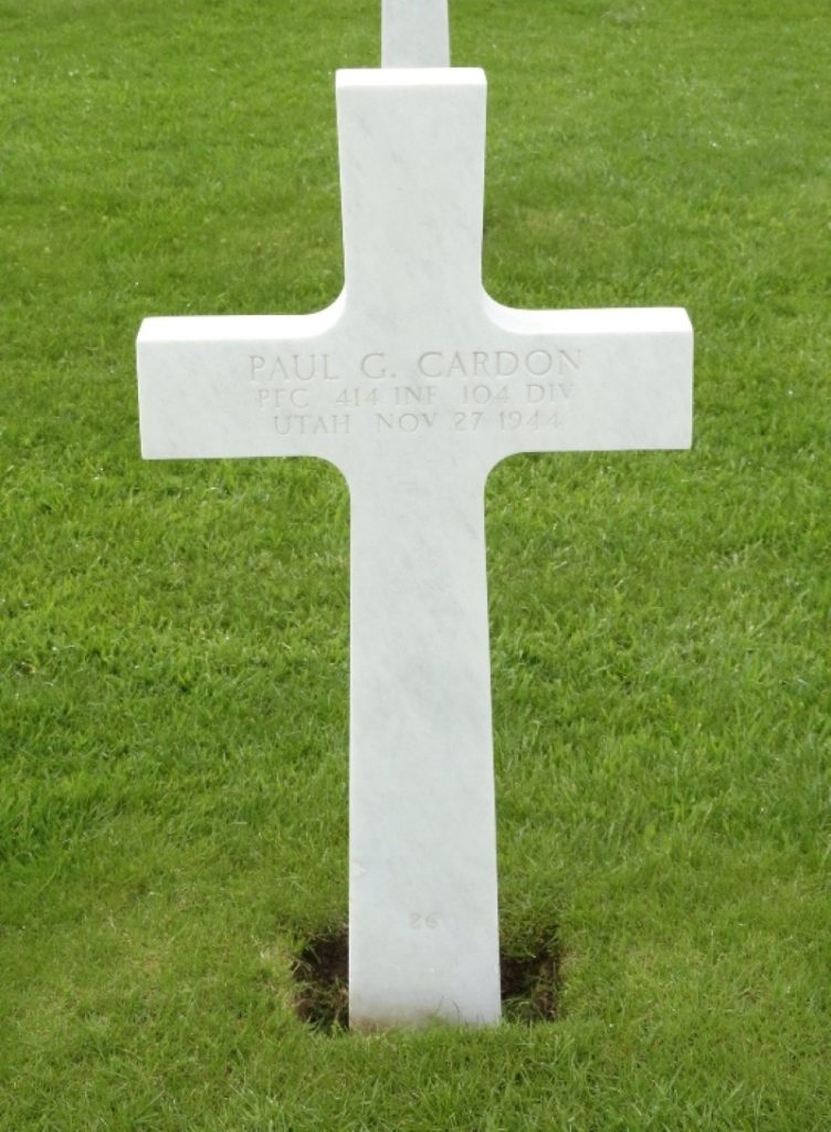 Paul G. Cardon grave marker