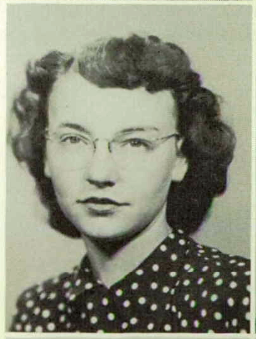 1952 yearbook photo of Erma Goodman