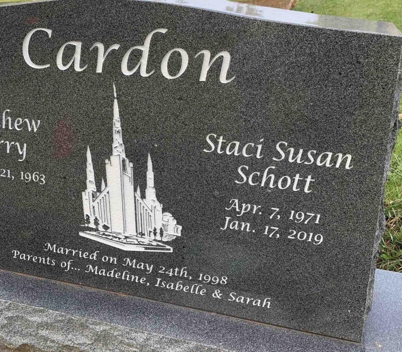 Staci's grave marker