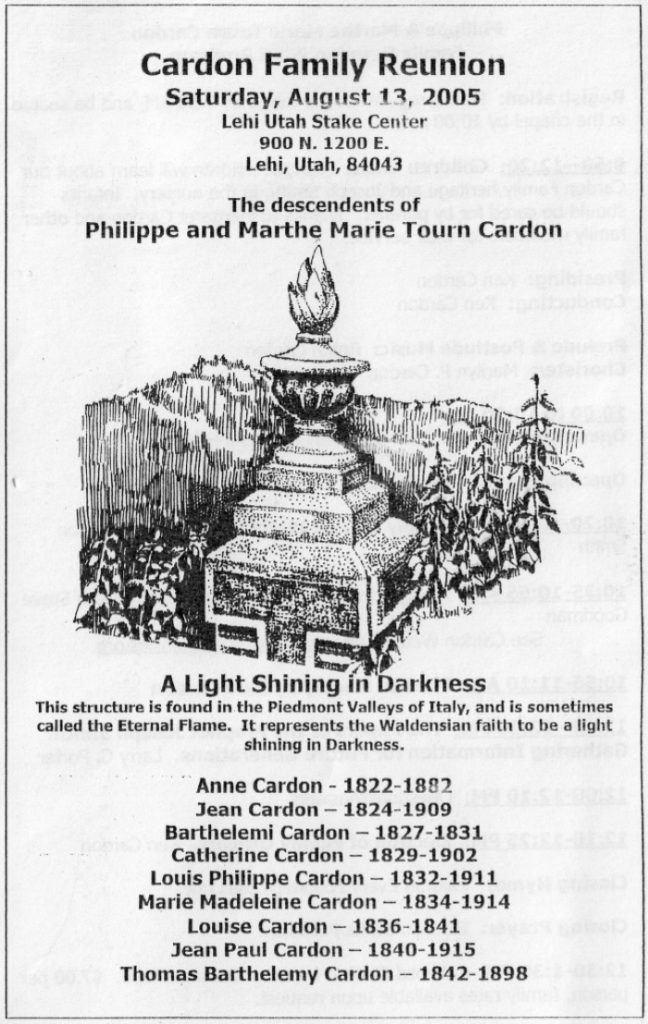 Photo of the front of the 2005 program