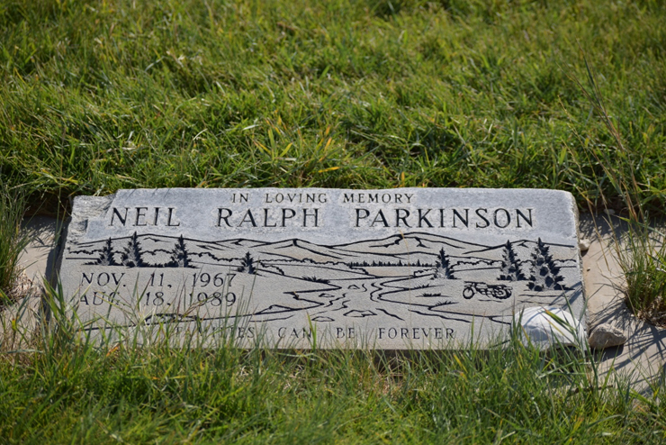 Grave Marker of Neil Ralph Parkinson