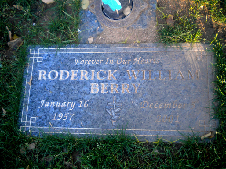 Grave Marker of Roderick William Berry
