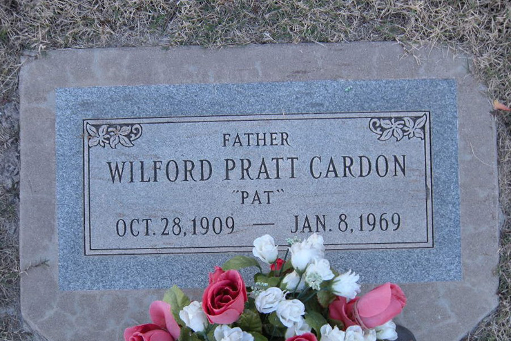 Grave Marker Photo for Wilford Pratt (Pat) Cardon