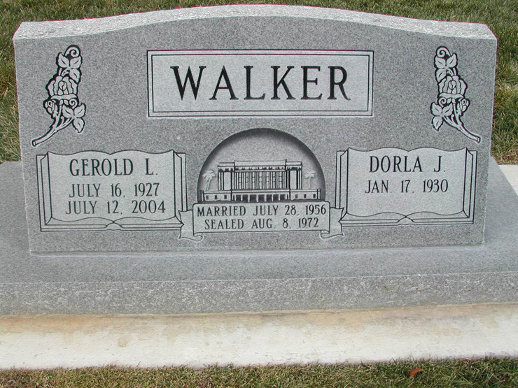 Grave Marker of Gerold L. Walker