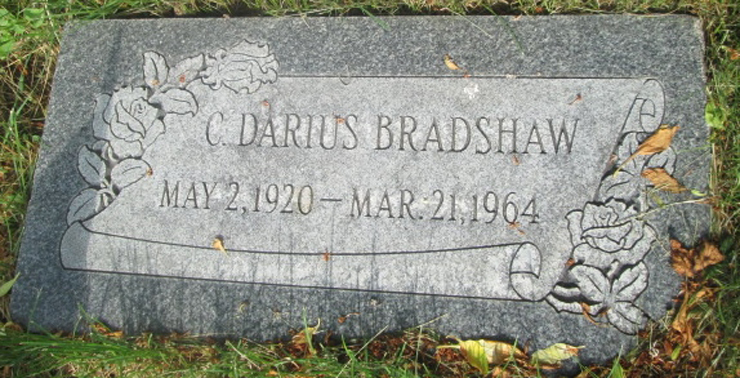 Clinton Darius Bradshaw grave marker