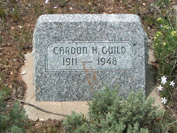 Cardon Heiner Guild grave marker