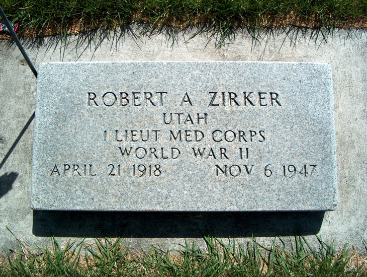 Marker for Robert Arthur Zirker