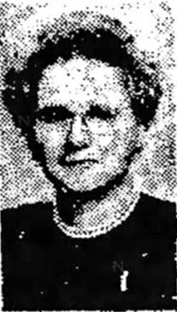 newspaper photo of Constance "Stannie" Minns Shaw