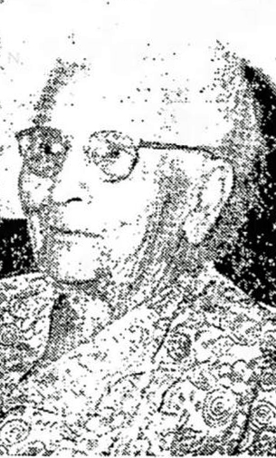 Newspaper photo of Elizabeth Nesser Cardon