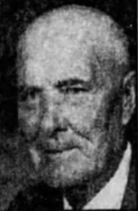 Newspaper photo of Harry Payne Jones Sr.