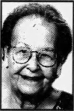 Newspaper photo of Joice LaVern Cardon Ludwig