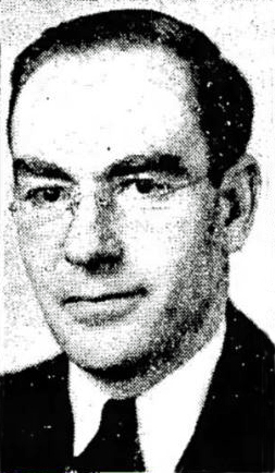 Newspaper photo of Wilford Dowdle Porter