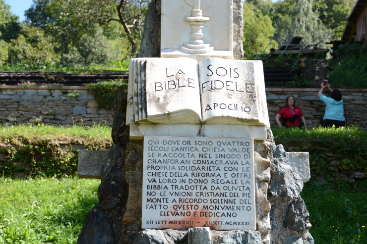 Front of the Chanforan Monument