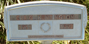 Craig's Gravemarker