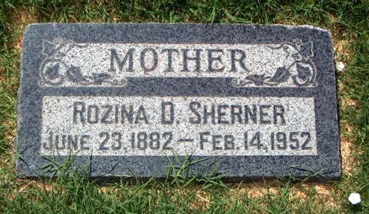 Graver Marker of Rozina Dianna Shaw Sherner