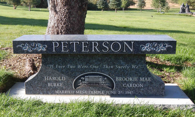 Peterson Memorial Bench