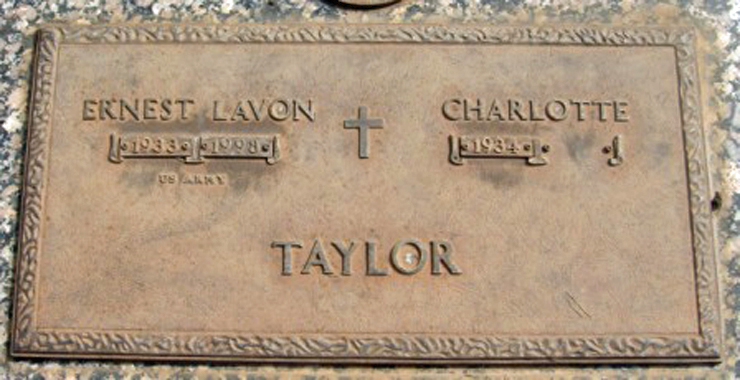 Grave Maker of Ernest Lavon Taylor