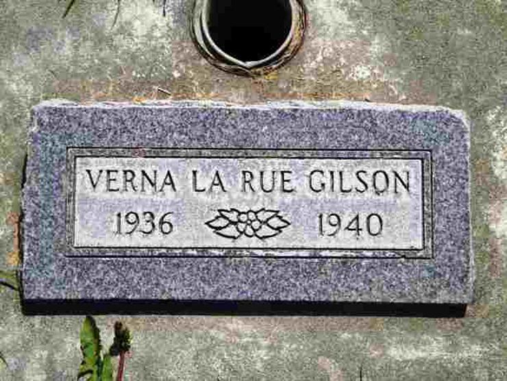 Verna LaRue's Grave Marker