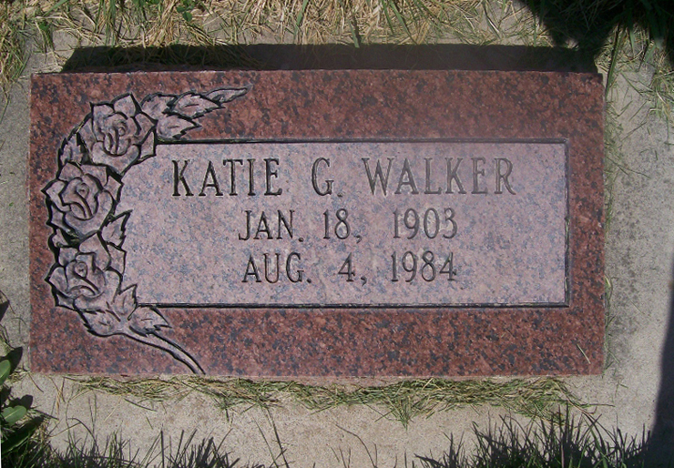 Grave Marker of Katie