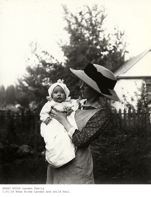 Rhea with Son Paul