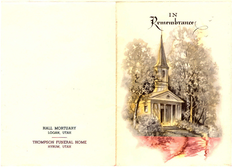 Funeral Program Cover