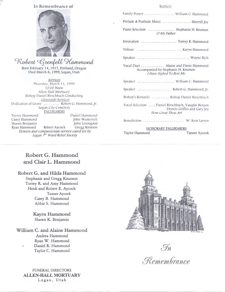 Funeral Program