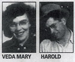 Veda Mary and Harold Allen Byrne